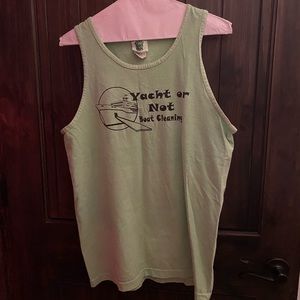 oversized thick strap tank top